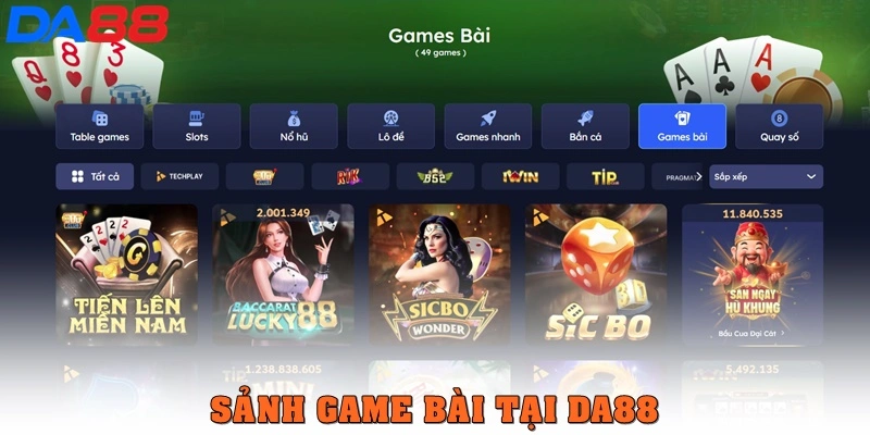 Game bài tại DA88