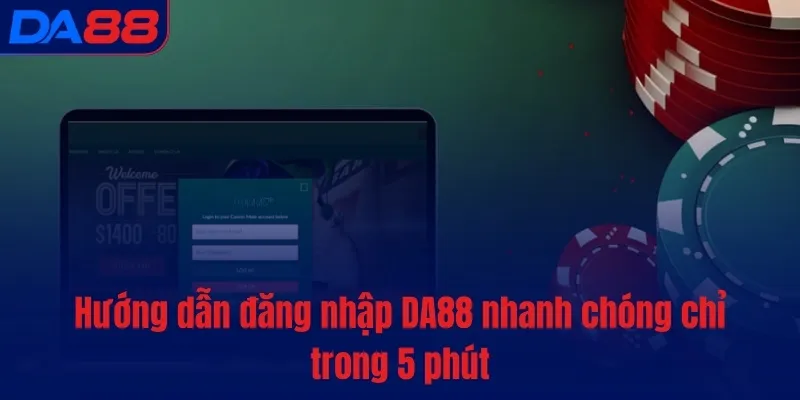 Hướng dẫn đăng nhập DA88 nhanh chóng chỉ trong 5 phút