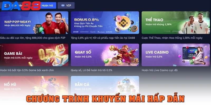 Khuyến mãi đa dạng, hấp dẫn